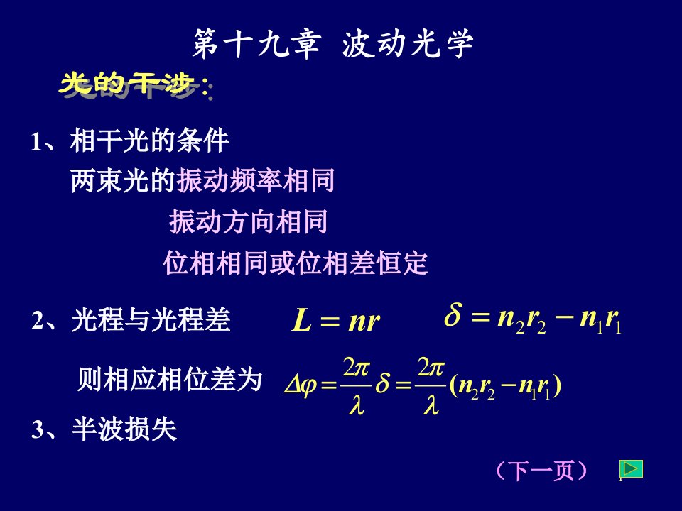 《波动光学复习》PPT课件