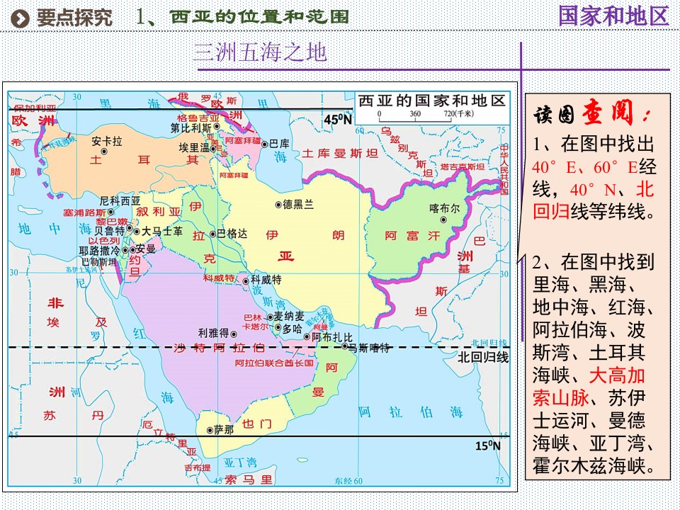 区域地理西亚公开课精品ppt课件