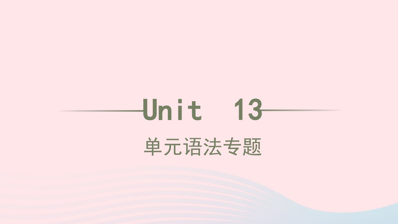 2022年九年级英语全册Unit13We'retryingtosavetheearth单元语法专题SectionAGrammarFocus_4c作业课件新版人教新目标版