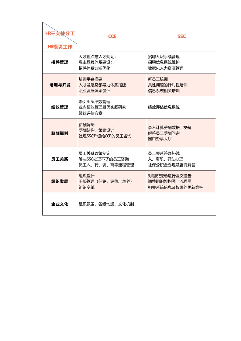 企业管理-HR三支柱工作指导手册