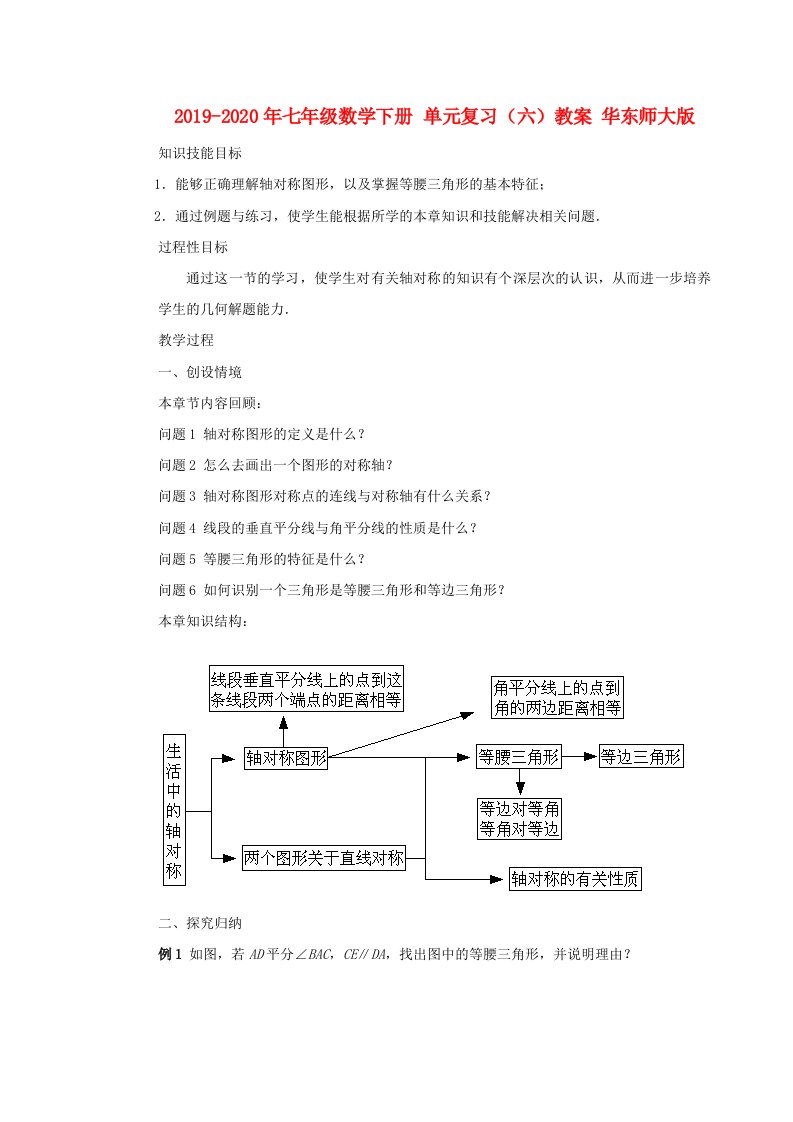 2019-2020年七年级数学下册