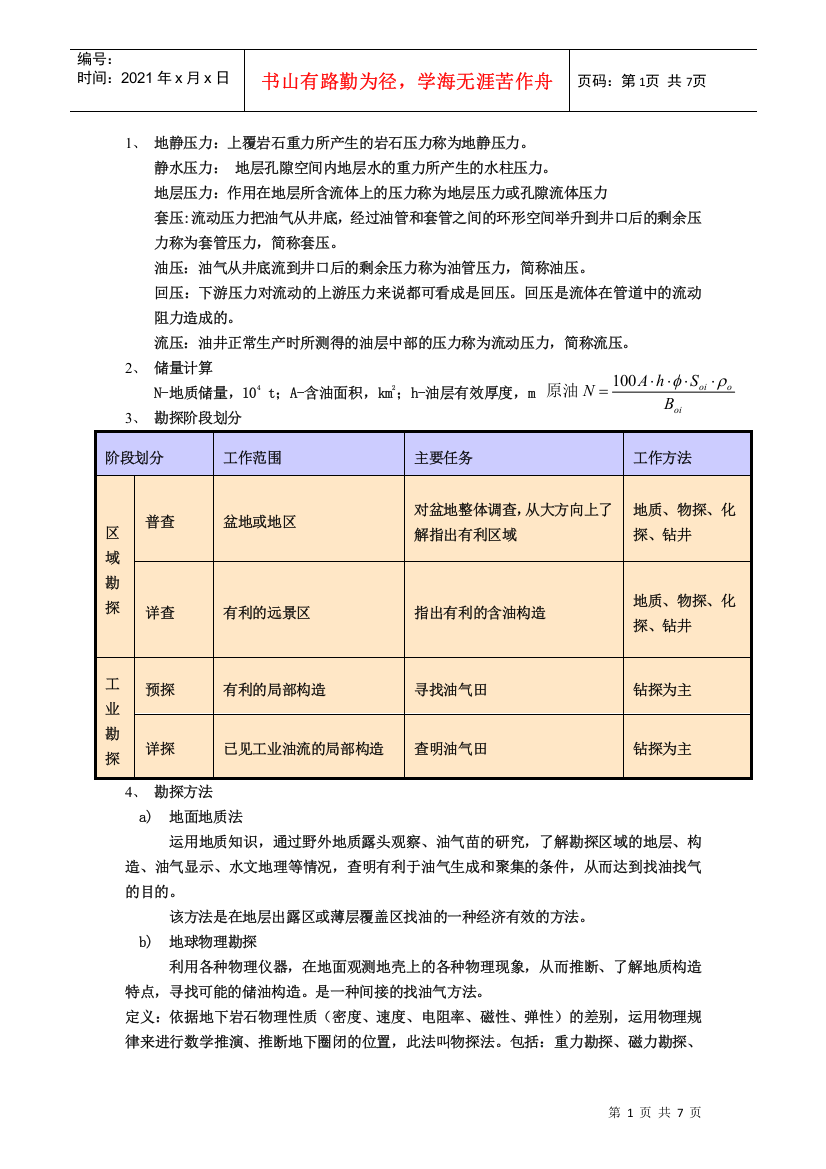 石油工程