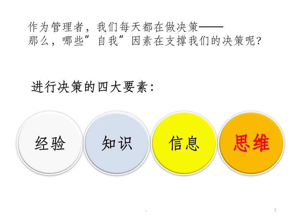 金字塔原理培训完整(理论版)ppt课件