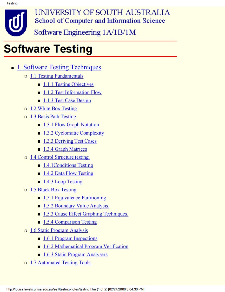 softwaretesting自动化测试