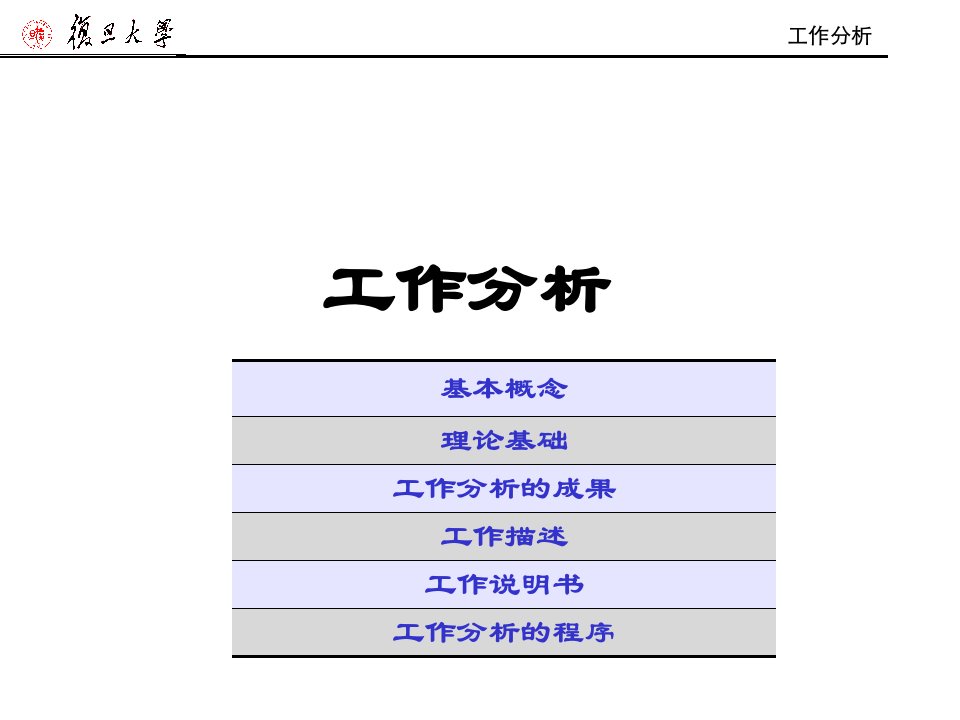 人力资源管理第三章工作分析