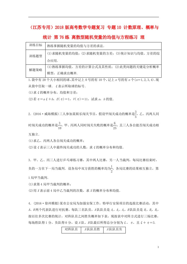 高考数学专题复习