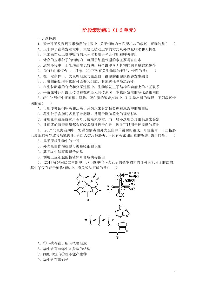 高考生物总复习