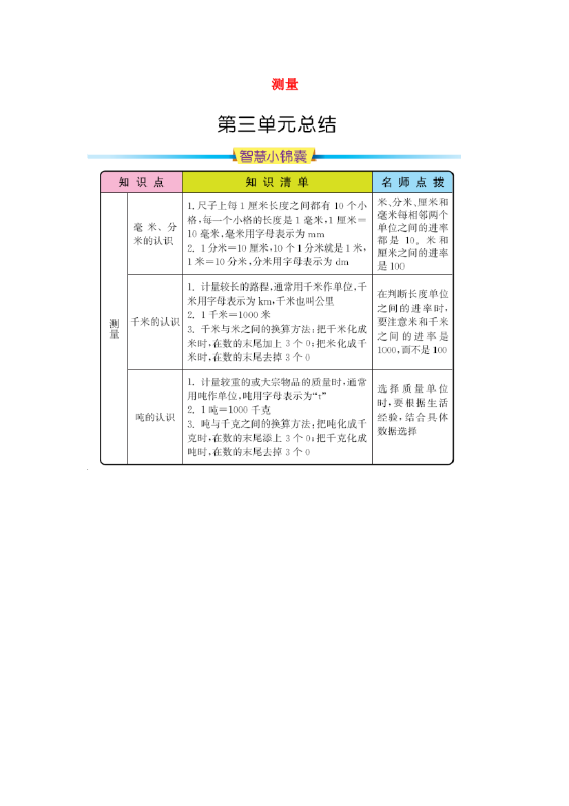 三年级数学上册