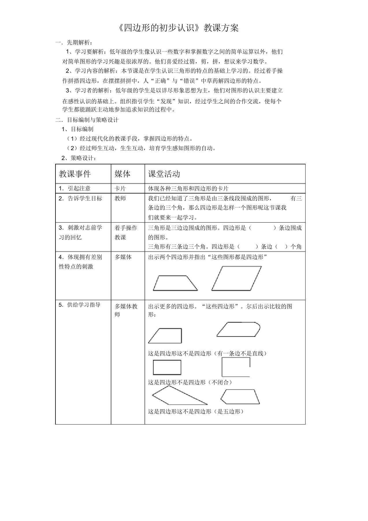 现代教育技术教学设计范例