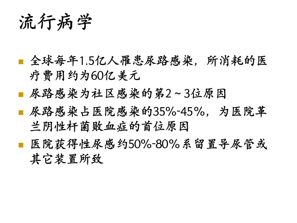 急性下尿路感染PPT课件