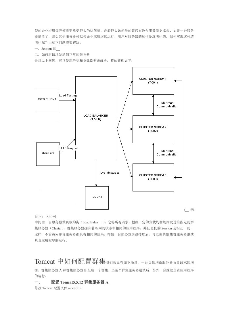 用apache和tomcat搭建集群,实现负载均衡