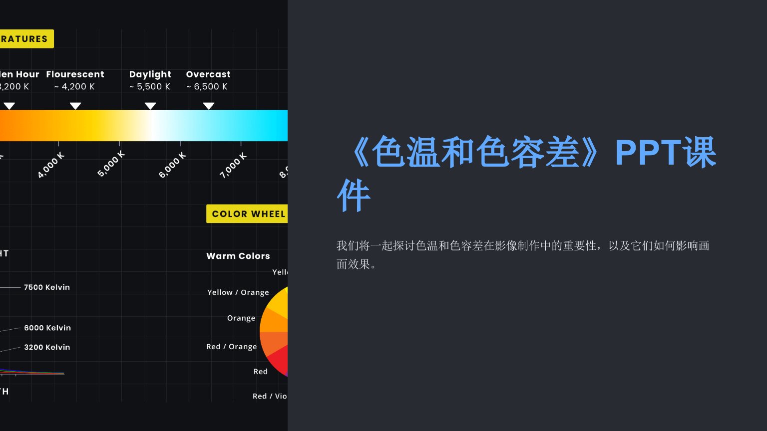 《色温和色容差》课件