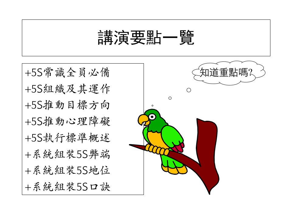 精选5S培训讲解PPT50页