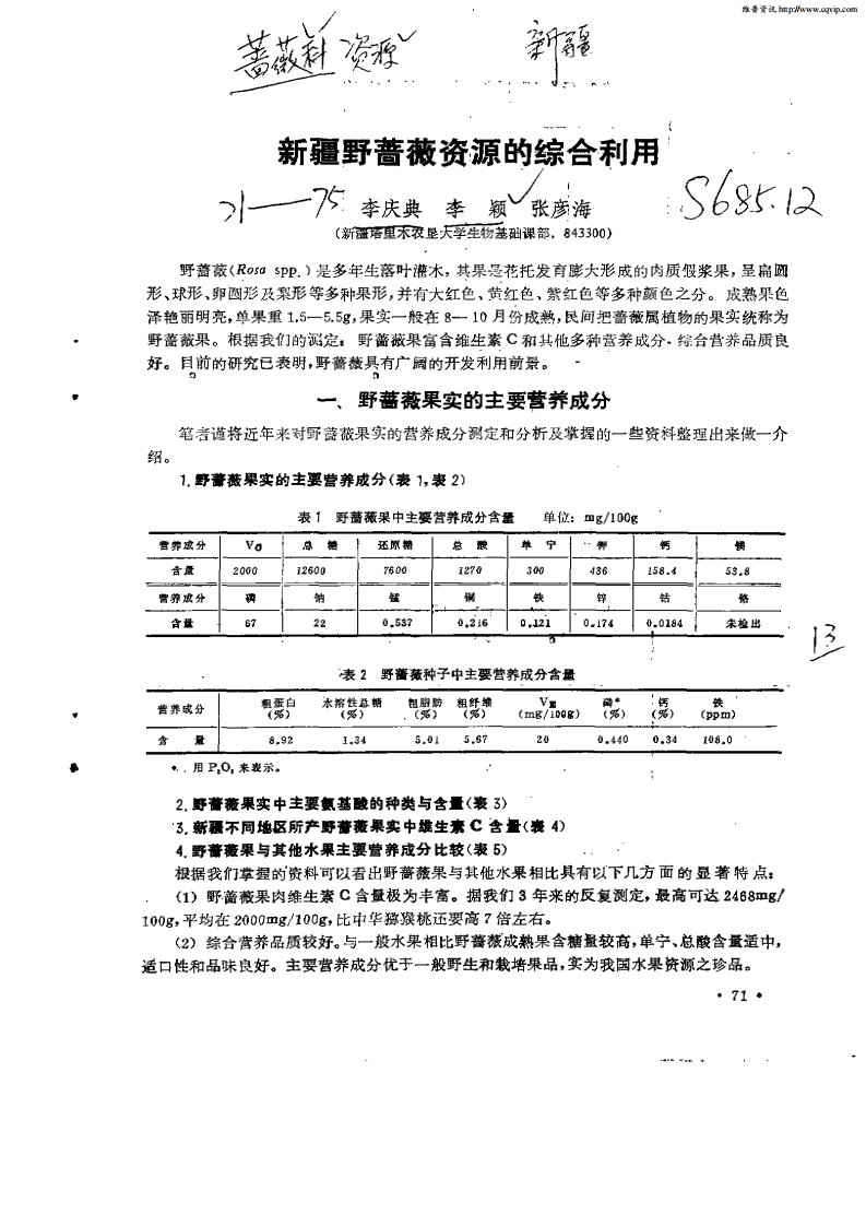 新疆野蔷薇资源的综合利用.pdf