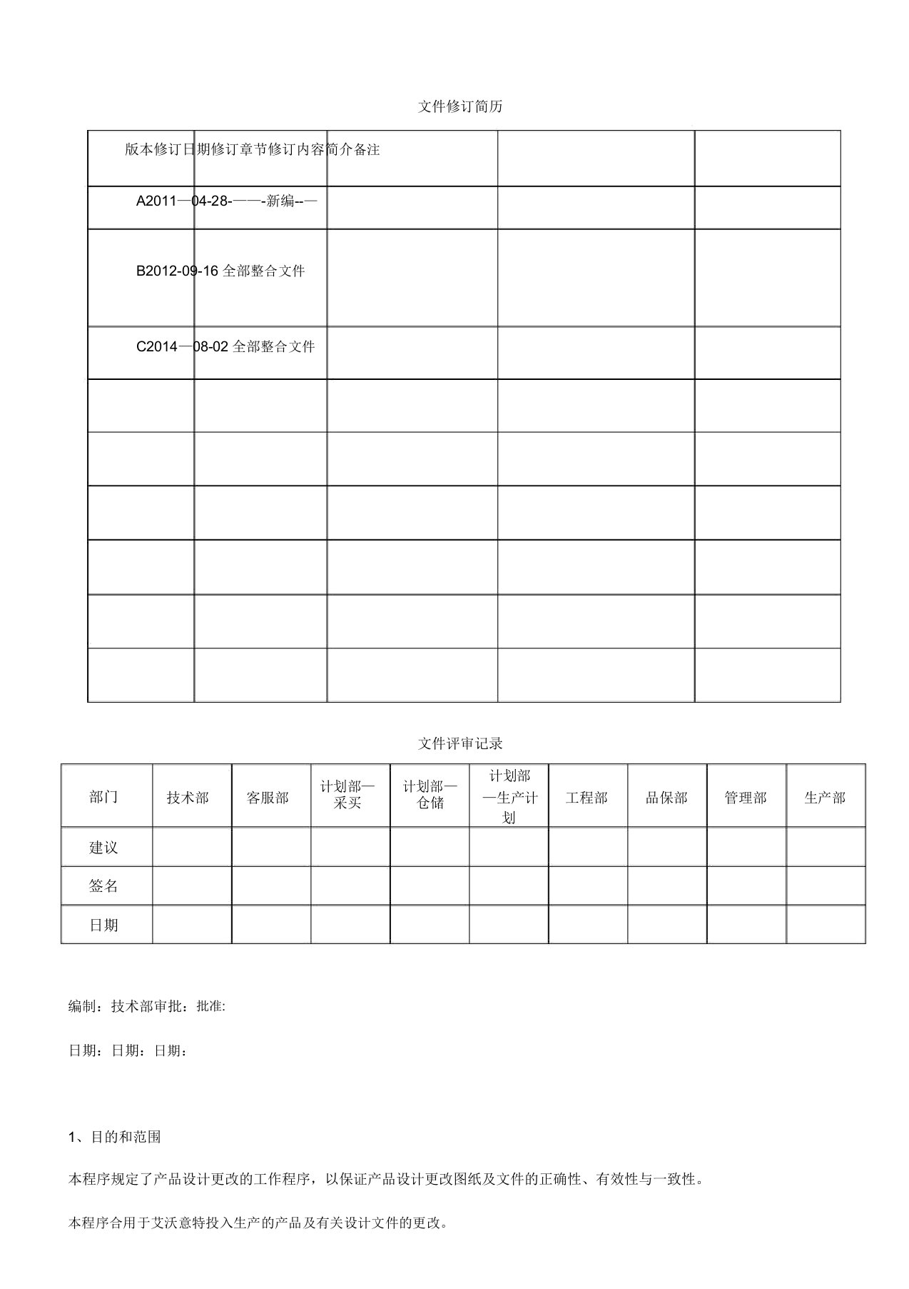 工程变更流程ECN