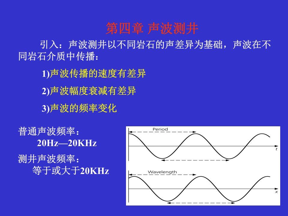 声波测井技术