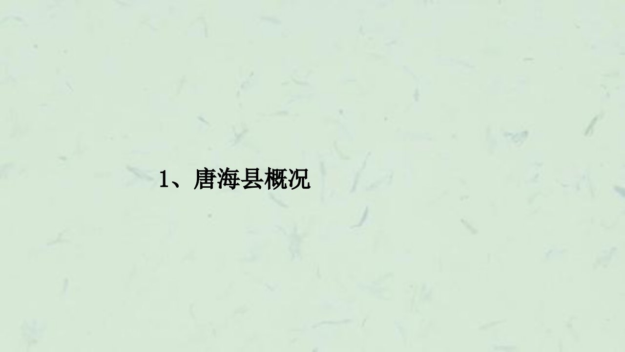 唐海县住宅市场调研报告课件