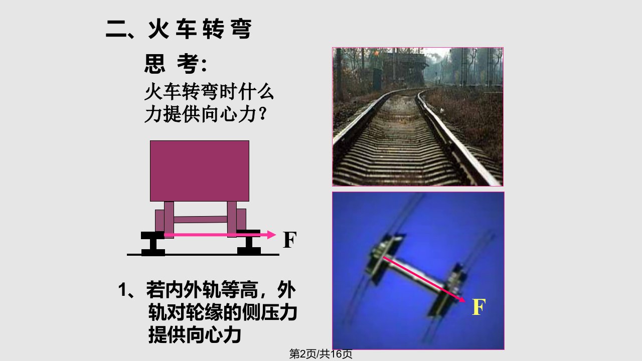 汽车火车转弯分析