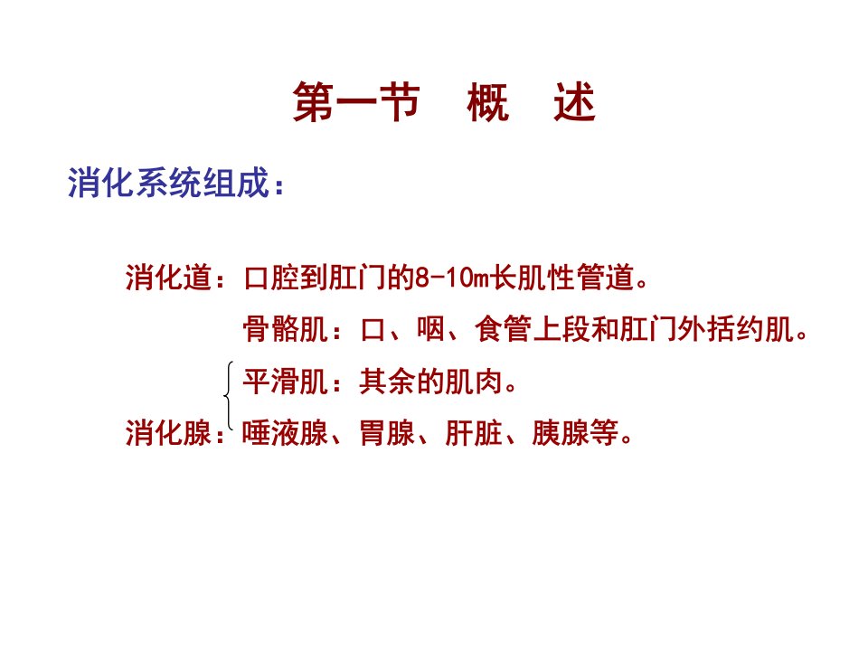 教学课件第六章消化和吸收