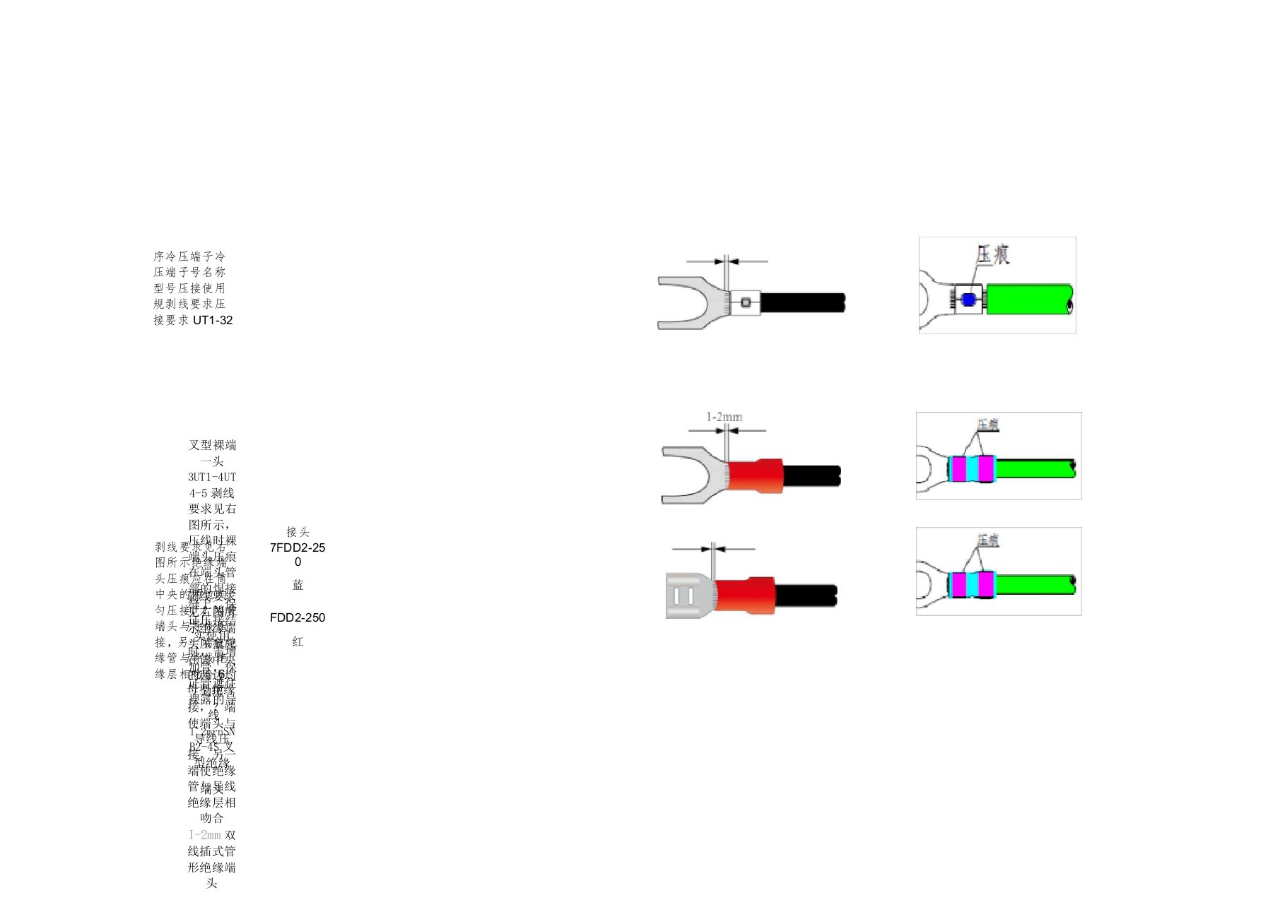 冷压端子压接说明书