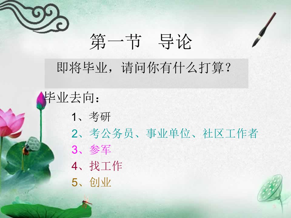 创业指南-第一节大学生创业导论