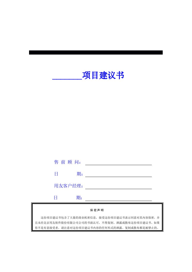 用友软件公司系统实施策略