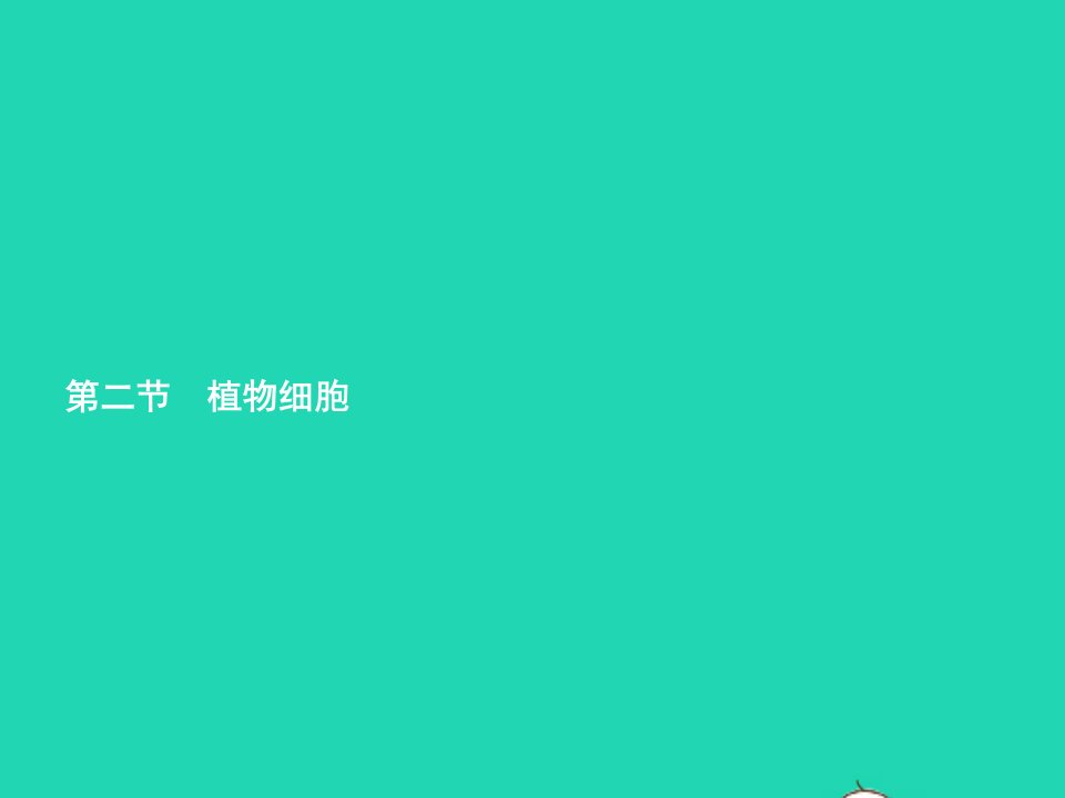 2022七年级生物上册第2单元生物体的结构层次第一章细胞是生命活动的基本单位第2节植物细胞课件新版新人教版