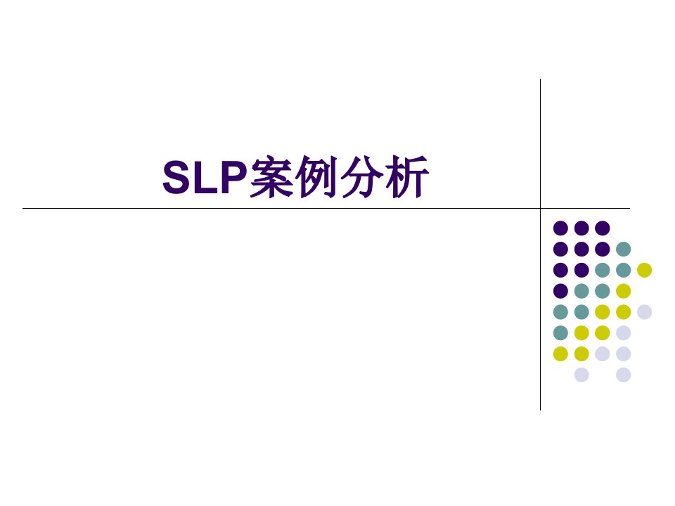 SLP的案例分析