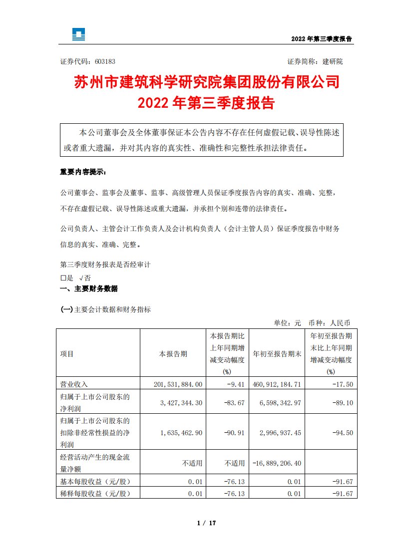 上交所-2022年第三季度报告-20221025