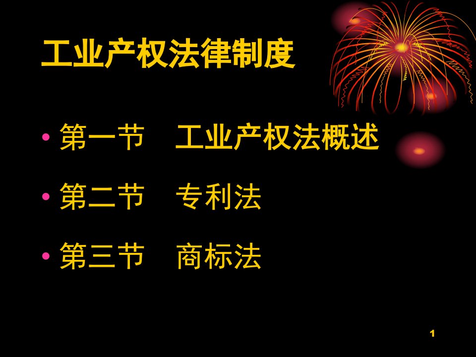 经济法案工业产权法课件