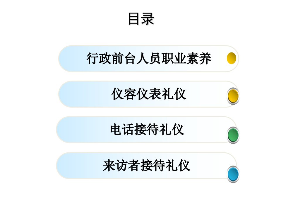 前台接待礼仪ppt课件