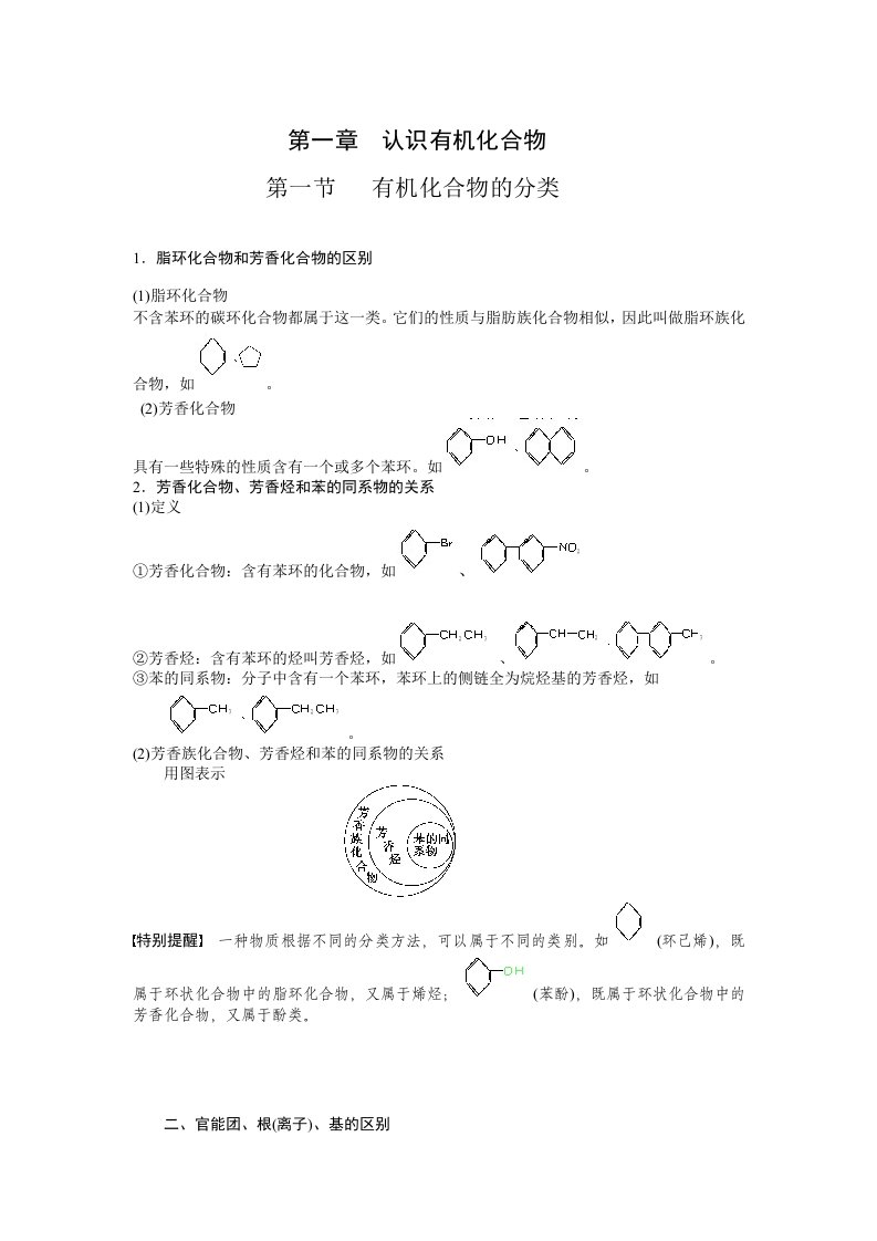 广州高中化学有机化学分类总结