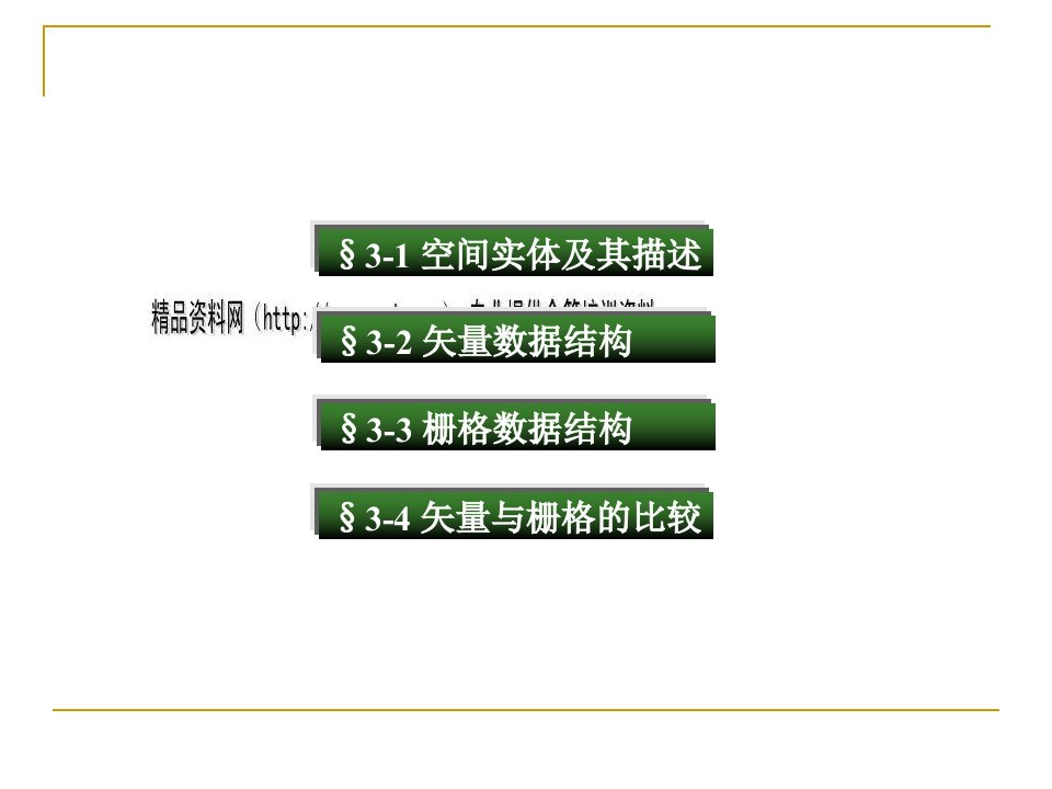 空间信息系统之空间数据结构