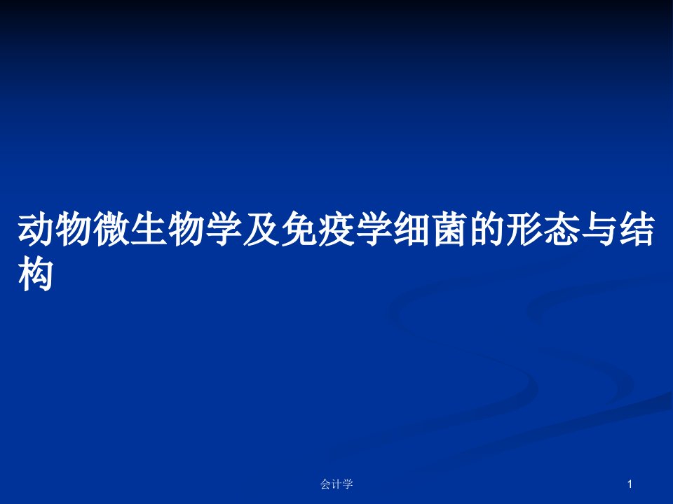 动物微生物学及免疫学细菌的形态与结构PPT学习教案