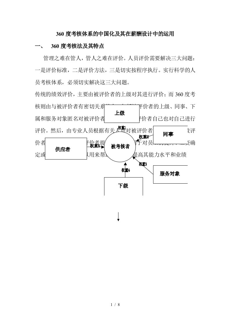 360度考核体系在薪酬设计中的运用