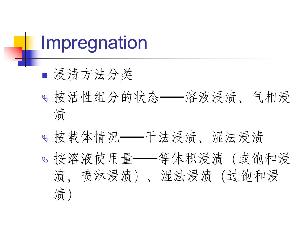 浸渍法制备催化剂专业PPT课件