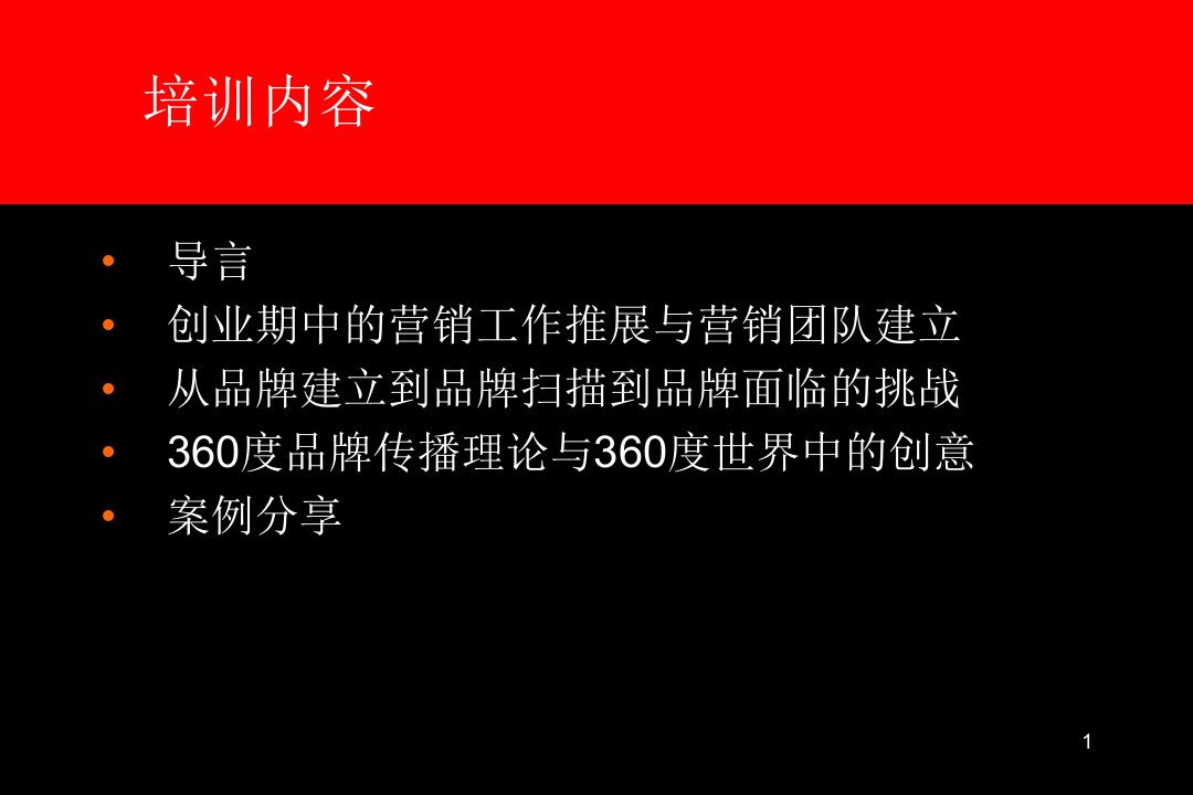 创业公司的营销与品牌管理