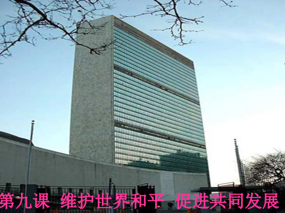 国际社会的背景：和平与发展的时代主题和世界多极化趋势