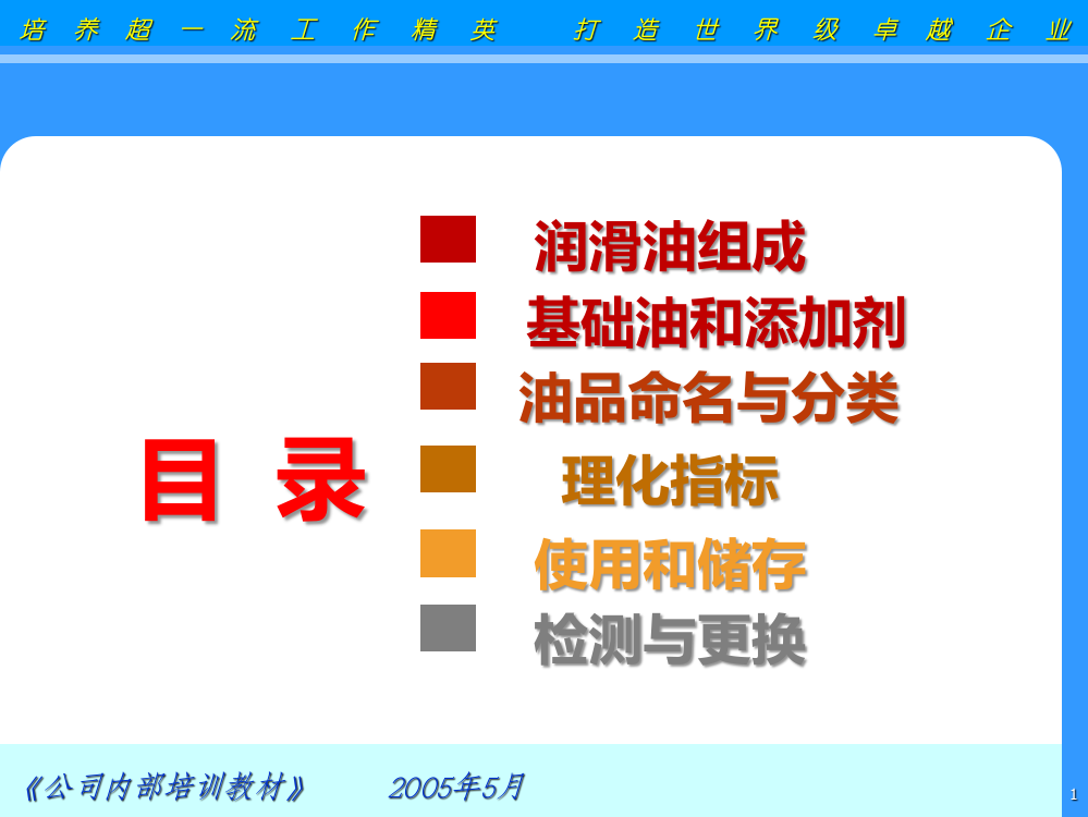 润滑油基础知识大全