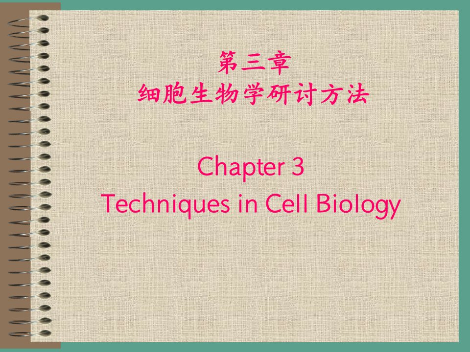 细胞生物学技术ppt课件