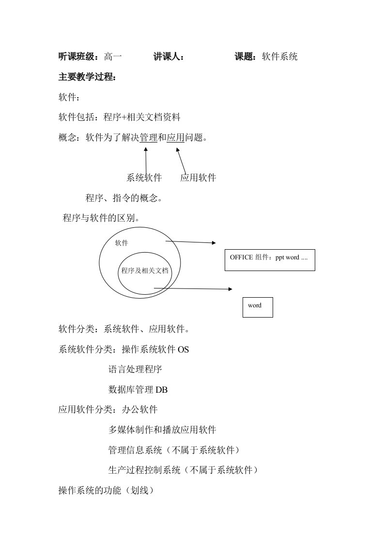 高一信息技术听课记录