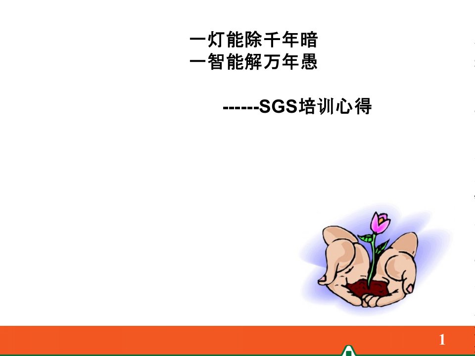 SGS培训心得