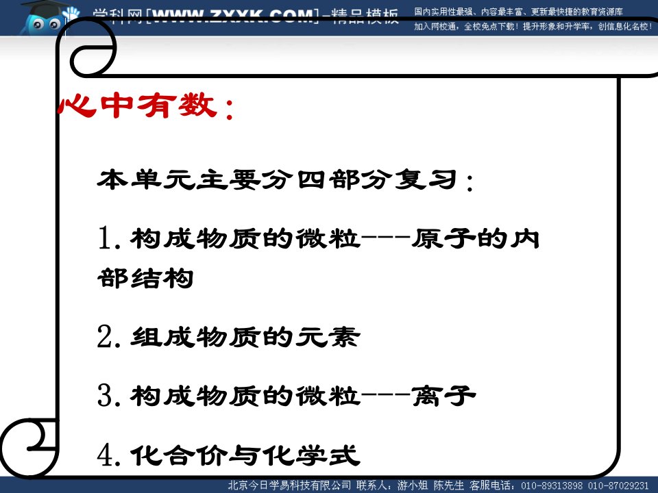 黄冈教研备课精品套装人教版九年级化学上册第四单元物质构成的奥秘单元复习课件