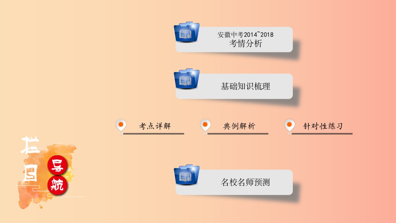 安徽省2019中考历史决胜一轮复习