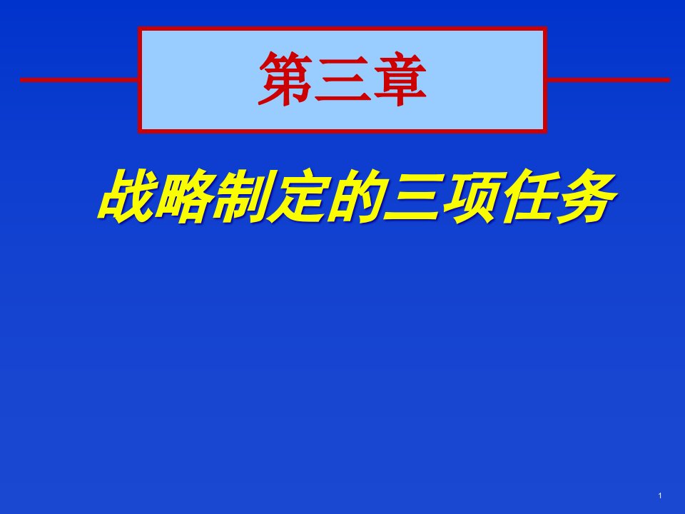 战略管理任务课件