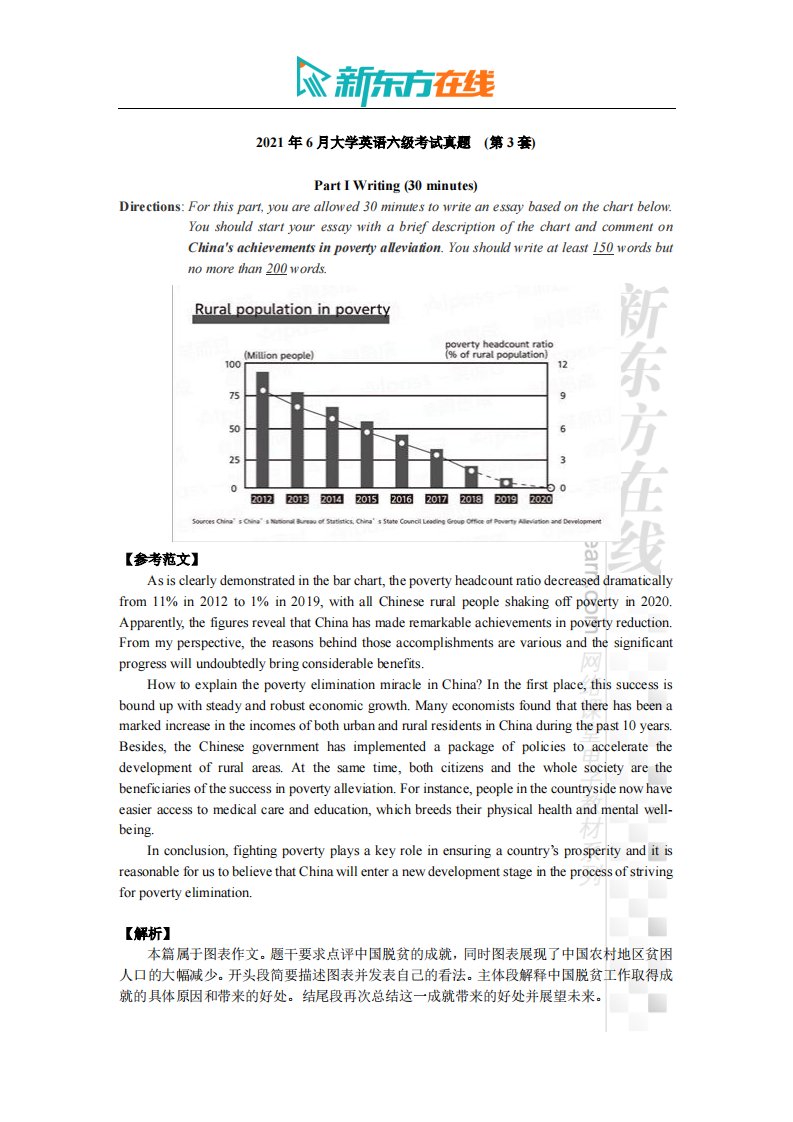 2021年6月大学英语六级考试真题