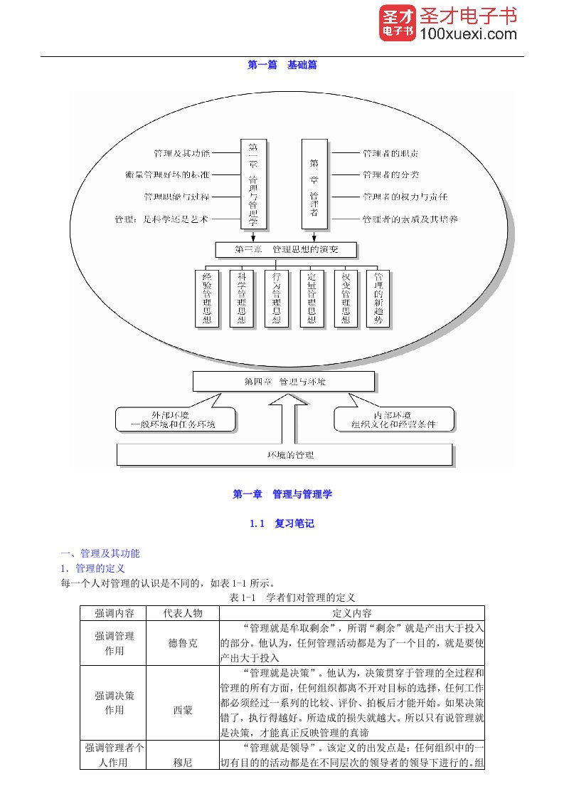 邢以群《管理学》（第3版）笔记和课后习题详解