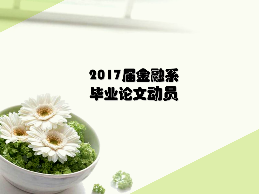 2017届毕业论文动员updated