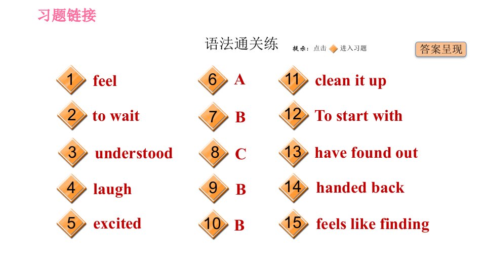 人教版九年级上册英语Unit11课时3SectionAGrammarFocus4b习题课件