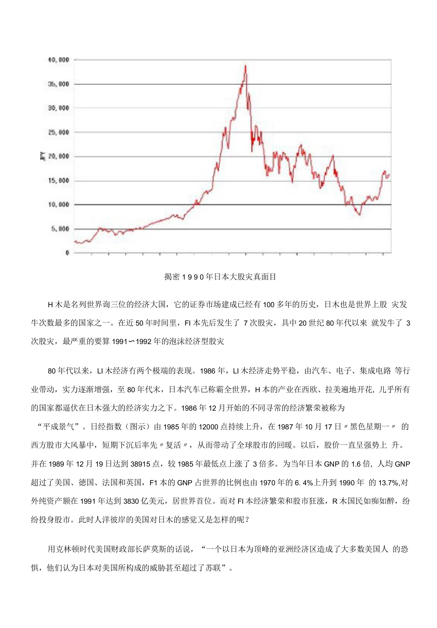 日经指数历史走势及分析